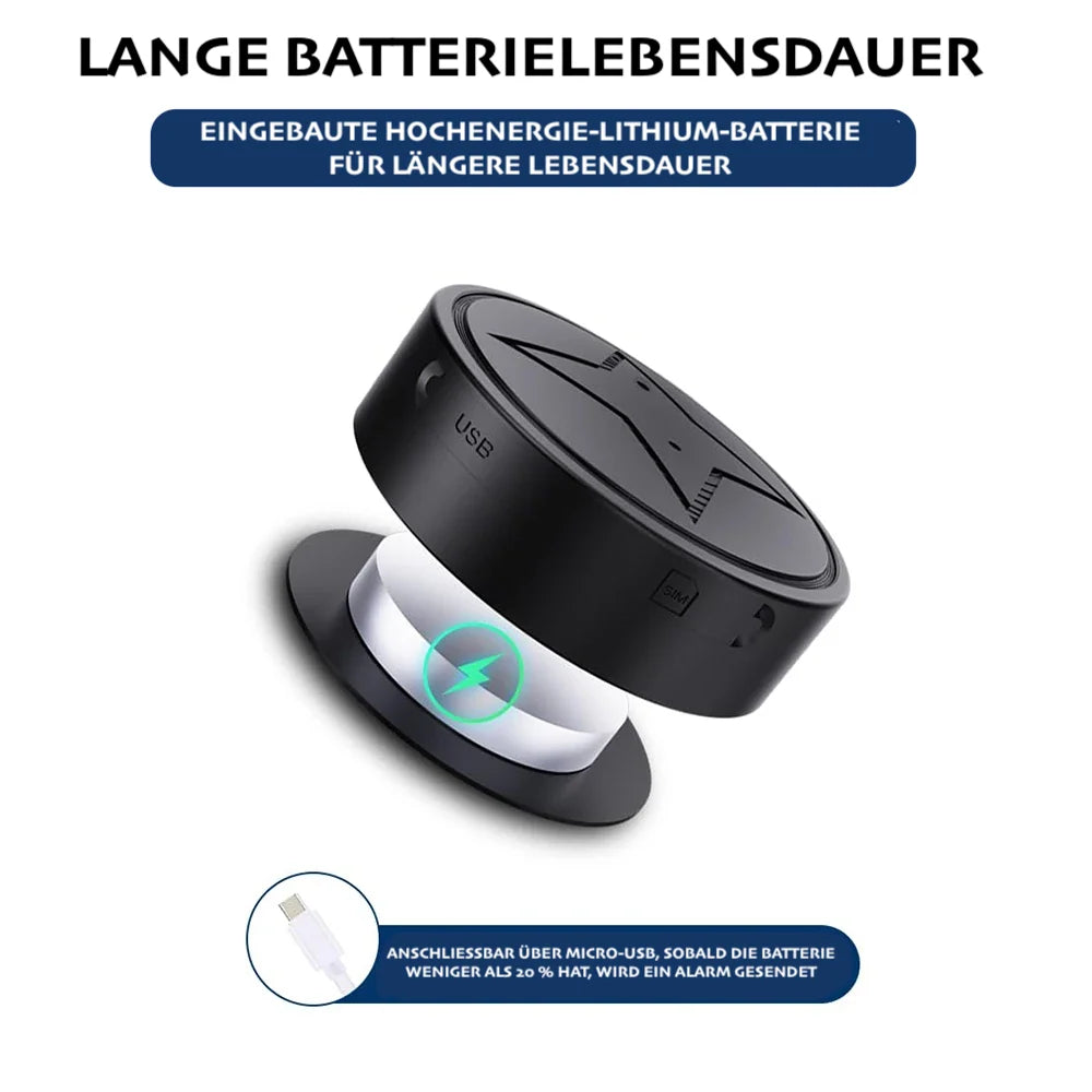 Set van twee magnetische GPS trackers met compacte vormgeving voor voertuigbeveiliging