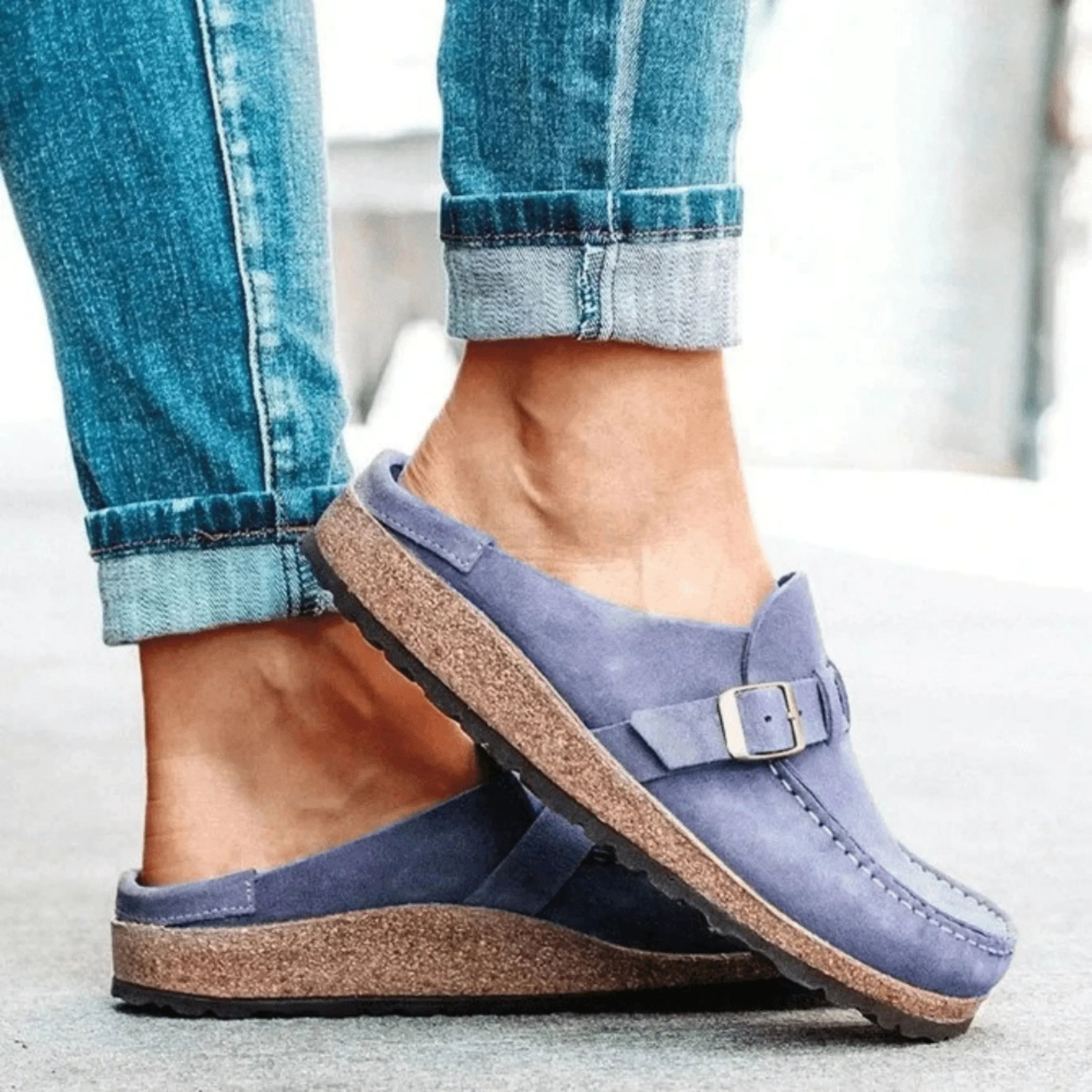 Imke | Dames Orthopedische Clogs Met Kurkzool