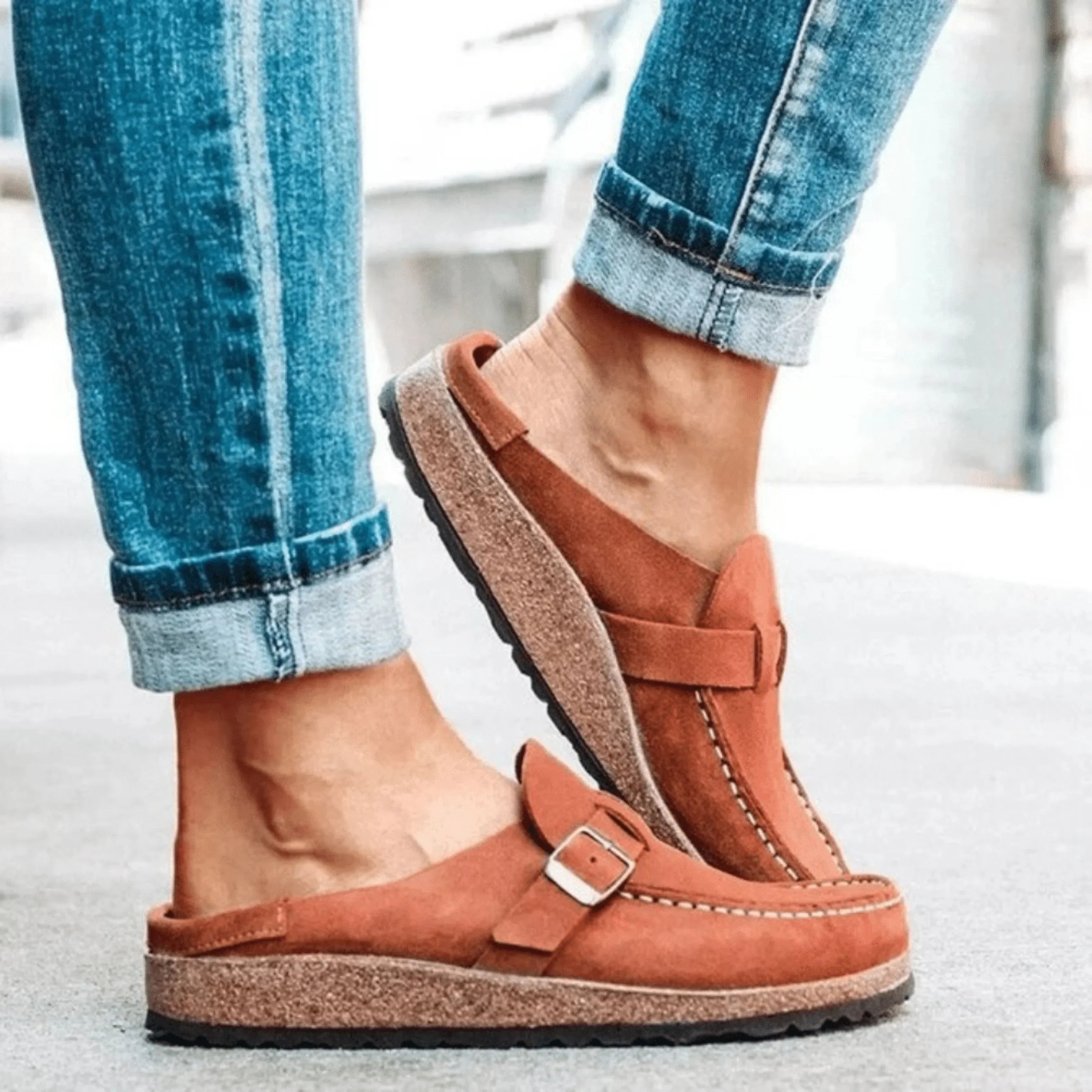 Imke | Dames Orthopedische Clogs Met Kurkzool
