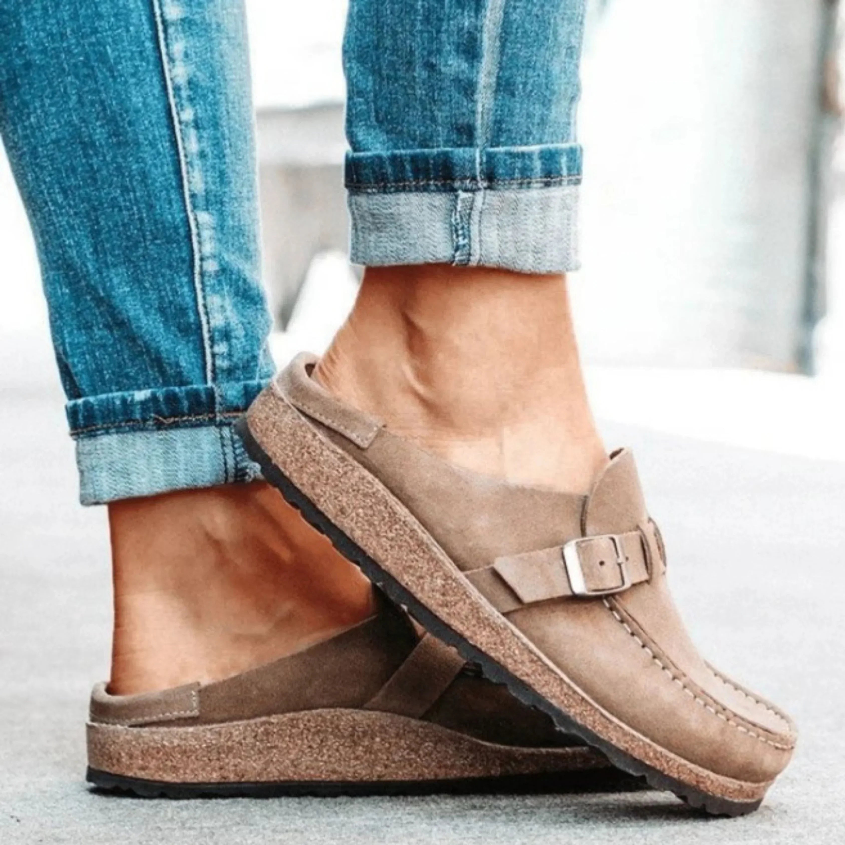 Imke | Dames Orthopedische Clogs Met Kurkzool