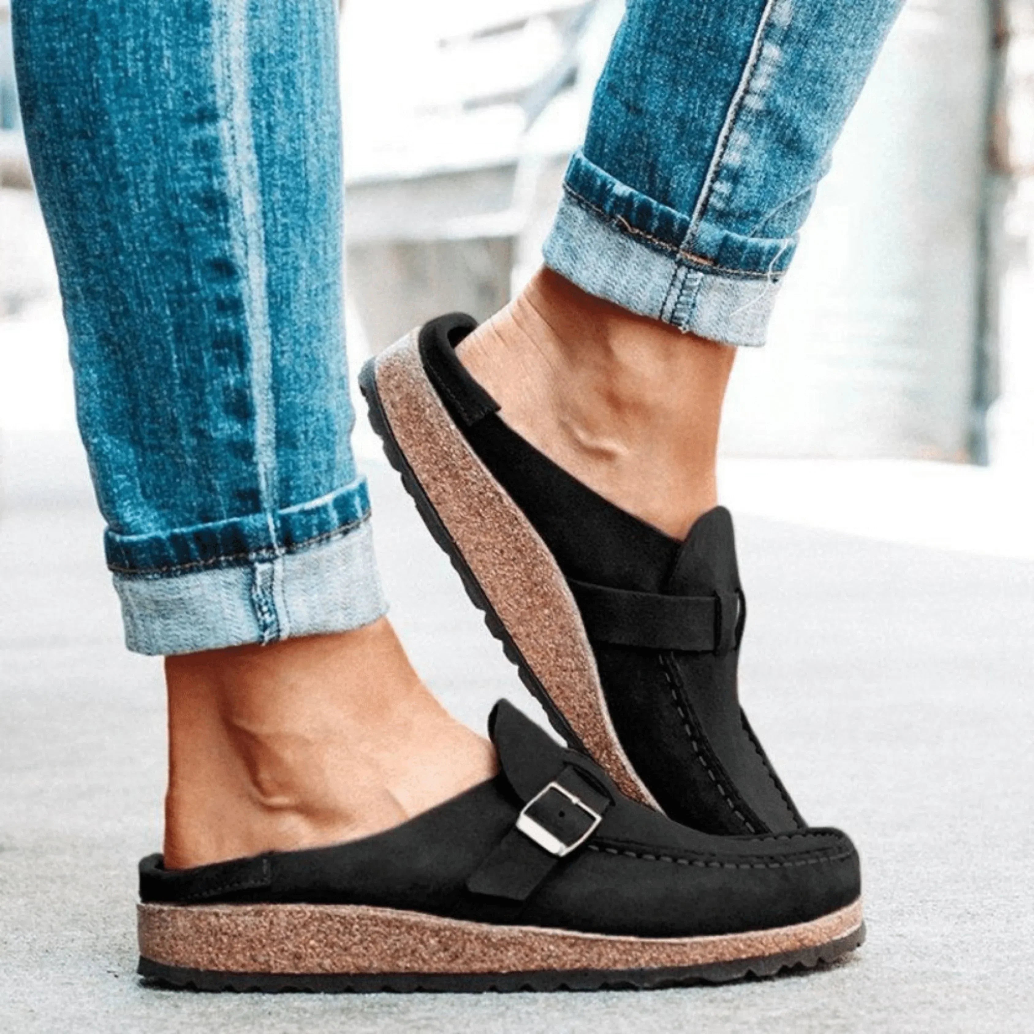 Imke | Dames Orthopedische Clogs Met Kurkzool