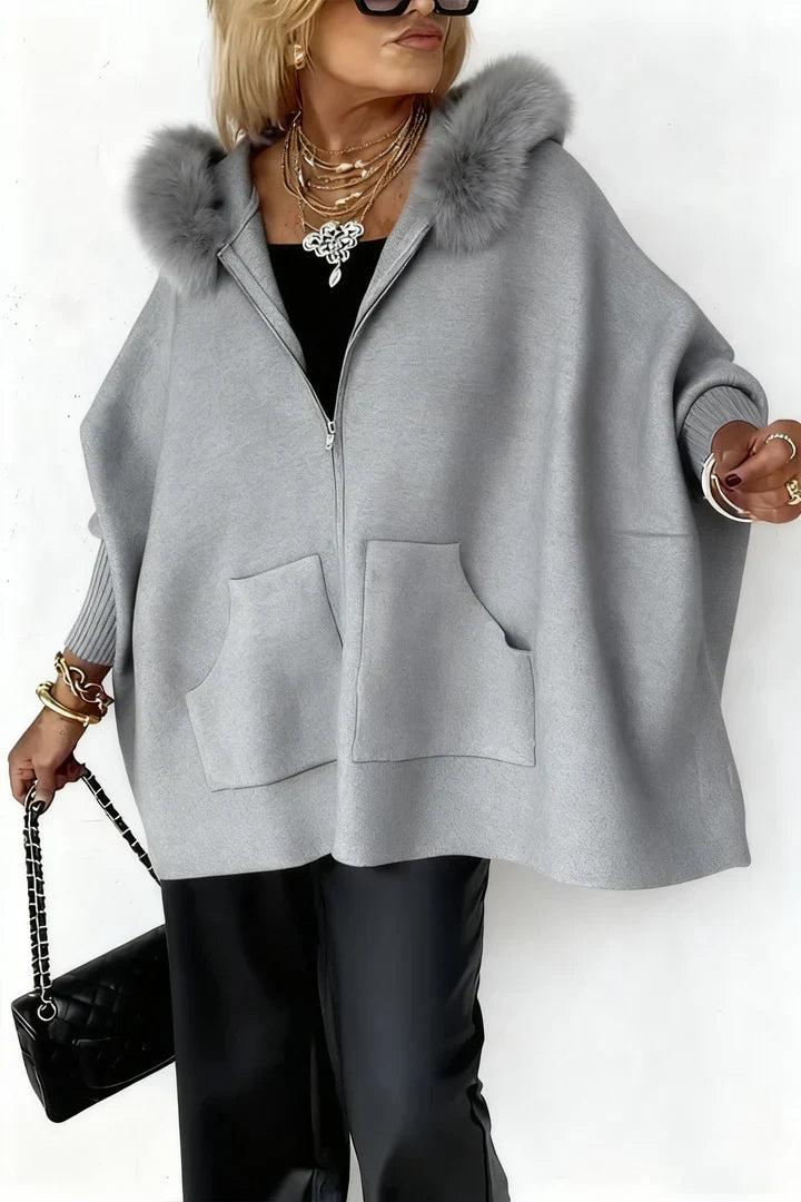 Moderne korte cardigan met losse snit en geribbelde details voor een casual look