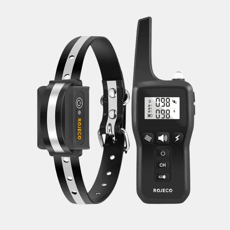Honden trainingshalsband 1000m bereik met afstandsbediening en digitaal display voor effectieve hondentraining op afstand