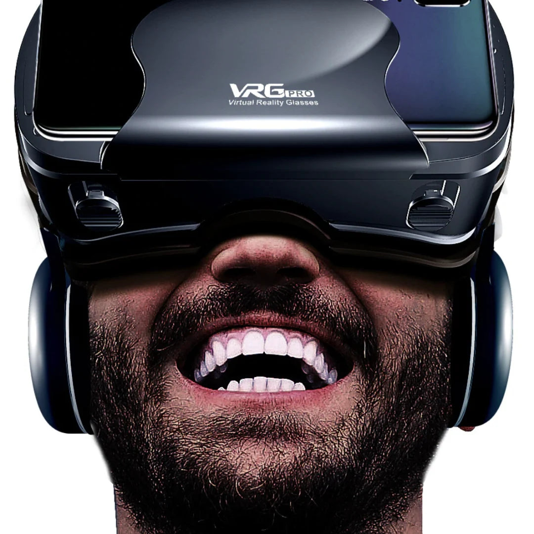 Verpakking van VR Bril met lensdoek en gebruikshandleiding inbegrepen