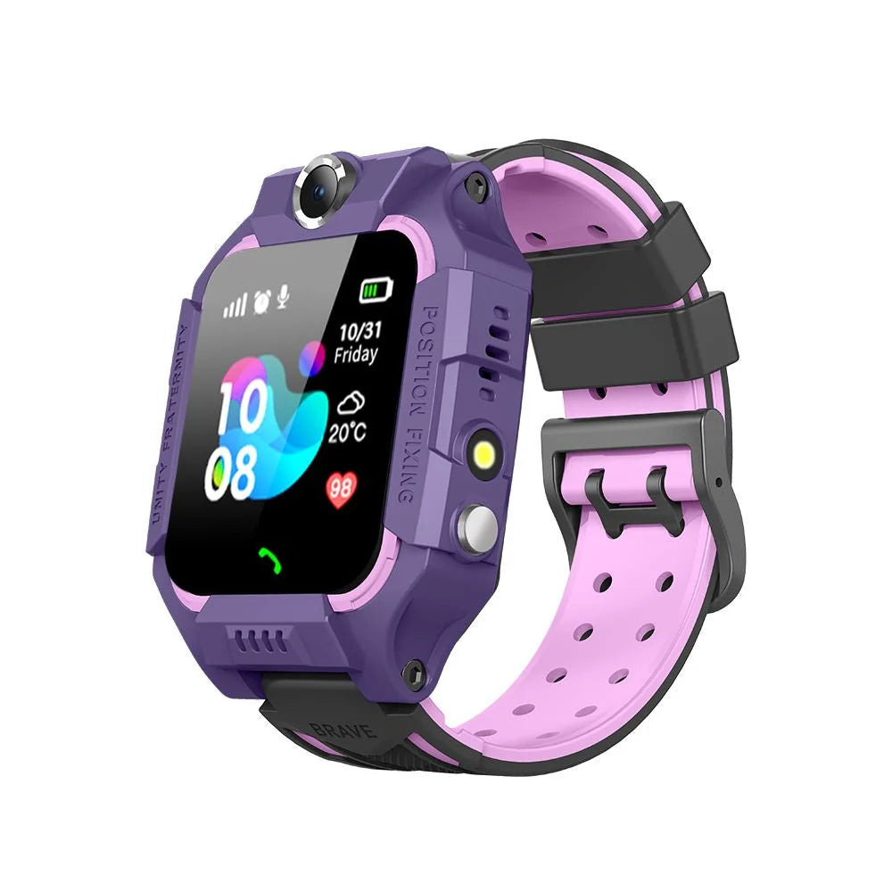 Touchscreen smartwatch voor kinderen met kleurrijk display en telefoon gesprek functie