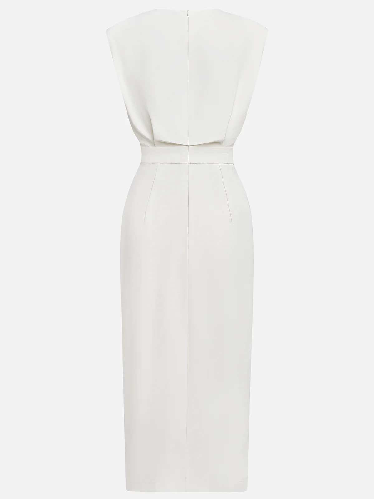 Elegante mouwloze jurk met knoopdetail voor veelzijdige styling opties