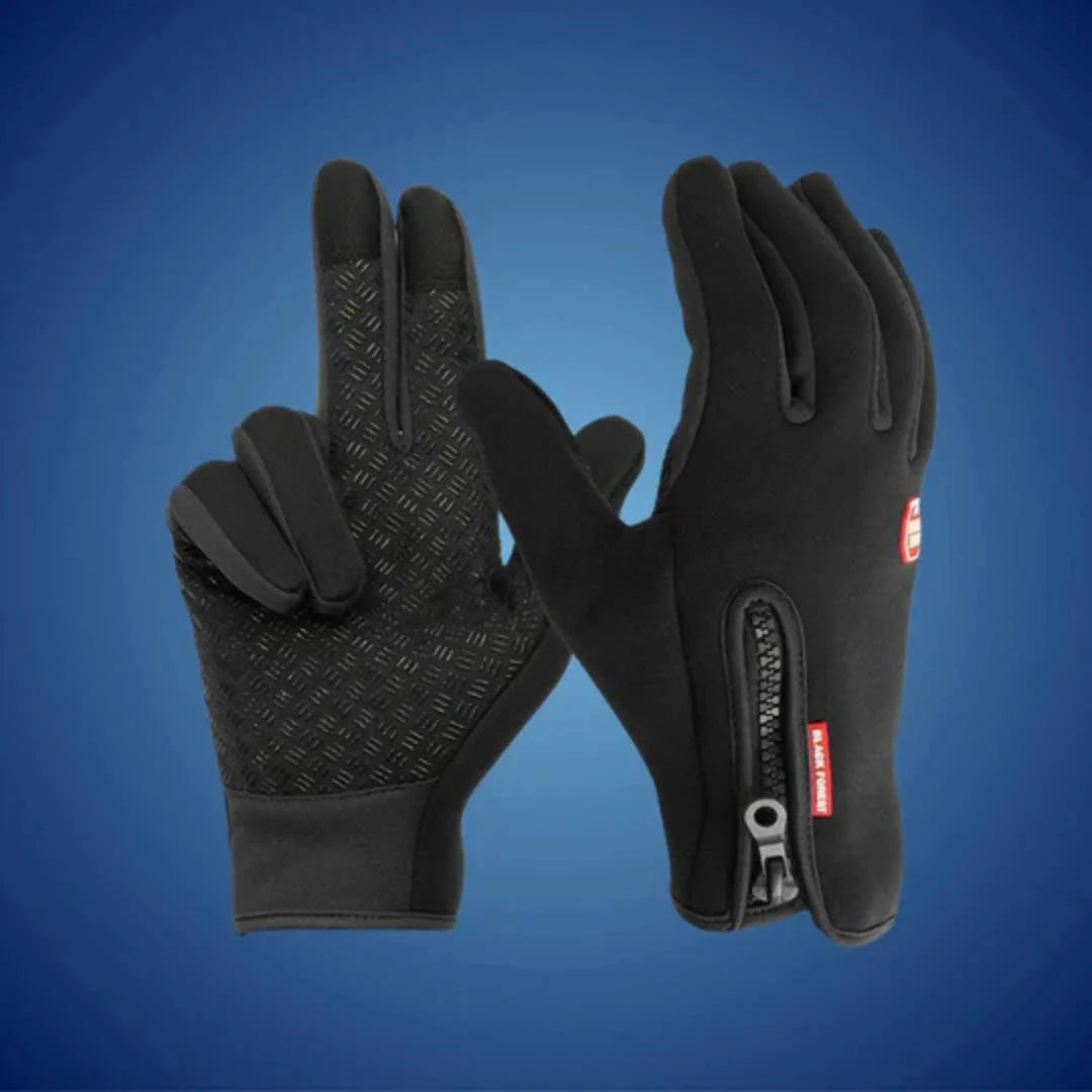 Touchscreen-compatibele verwarmde handschoenen met antislip grip op handpalm voor dagelijks gebruik
