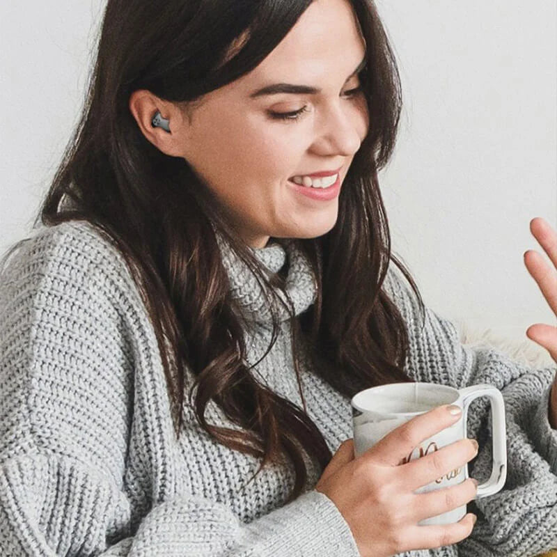 Ultralichte bluetooth oordopjes met ingebouwde microfoon voor handsfree bellen en muziekbediening
