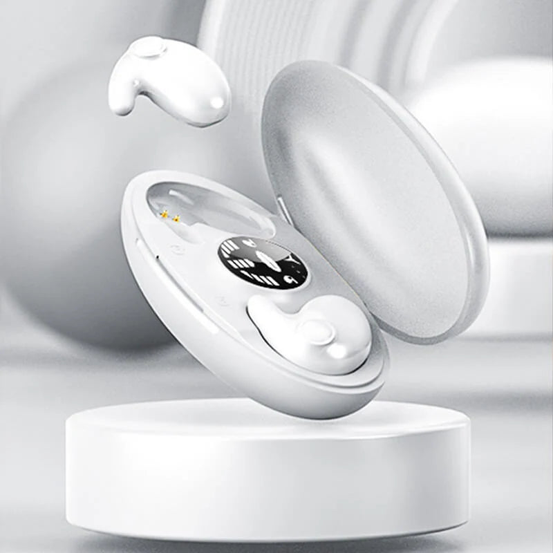 Waterdichte bluetooth oordopjes met zachte afwerking voor comfortabel nachtelijk gebruik zonder irritatie