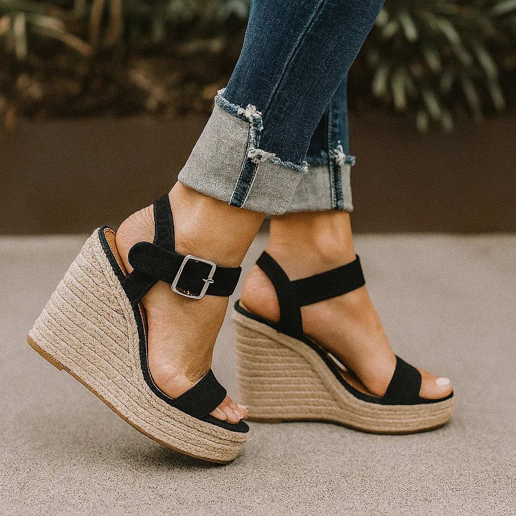 Mees | Orthopedische Sandalen voor Dames met Sleehak