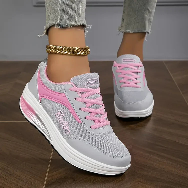 Beige sneakers dames met moderne uitstraling en ergonomische binnenzool voor natuurlijke voetondersteuning
