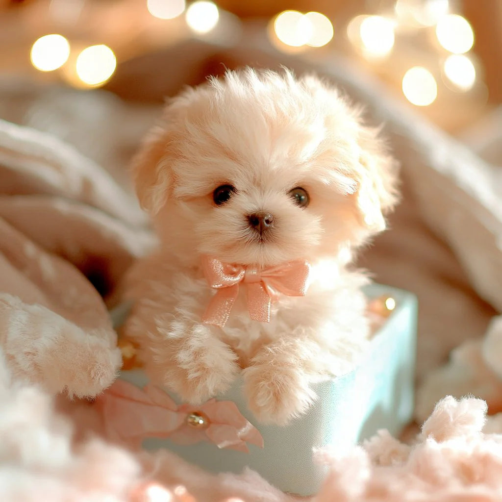 Knuffelbare interactieve puppy met bewegende staart en onderhoudsvrije speelvreugde