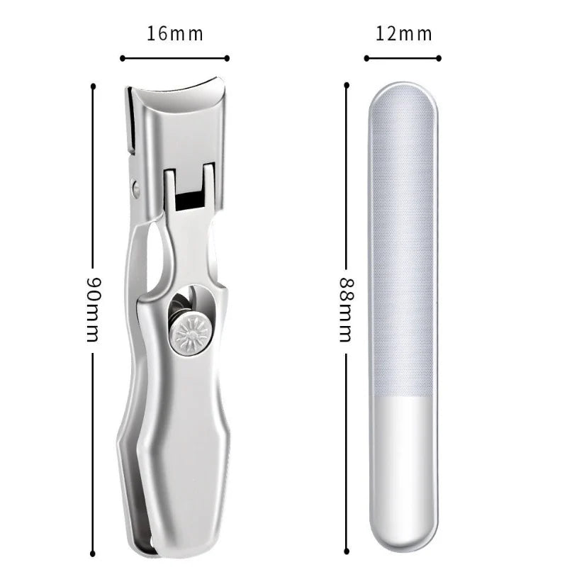 Ergonomische nagelknipper met lange hefarmen voor eenvoudig knippen van teennagels